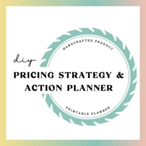 DIY Pricing Strategy & Action Planner