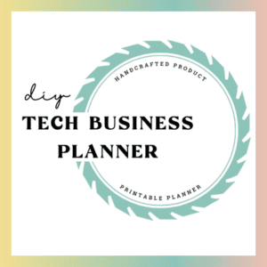 DIY Tech Business Planner